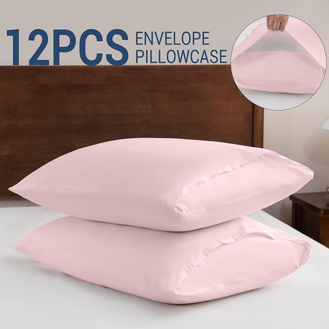 Pillowcases Queen 12 Pack, 20x30 Pillow Cases - Image 5