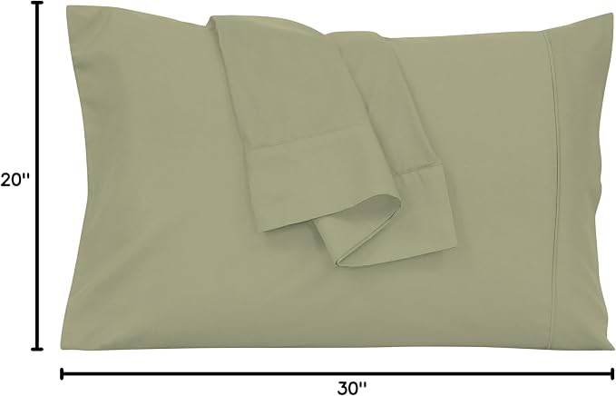 Royale Linens Queen Pillowcase Set of 2 - Image 10