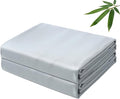 Bamboo Viscose Flat Sheets Only, 400 Thread Count Sateen Weave Cal King Size by ZaizaiHome