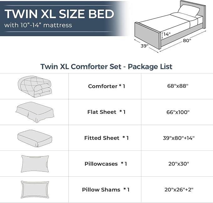 HEVUMYI Pink Twin-XL Comforter Set - Image 8