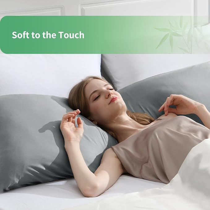 Body Pillowcase, Cooling Viscose from Bamboo Pillow Cover - Image 3