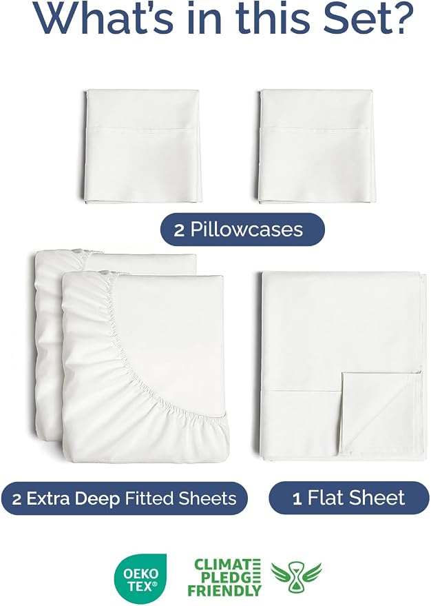 Extra Deep Split King Sheet Set - Image 2