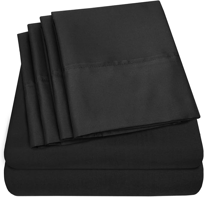Queen Sheets Black by SweetHomeCollection