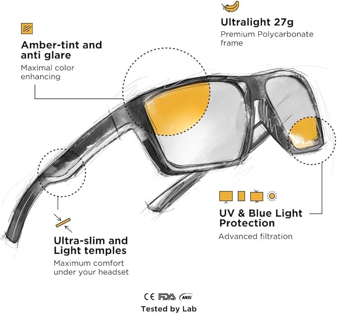 Horus X • Blue Light Glasses Men Women | Blue Light Blocking Glasses - Image 2