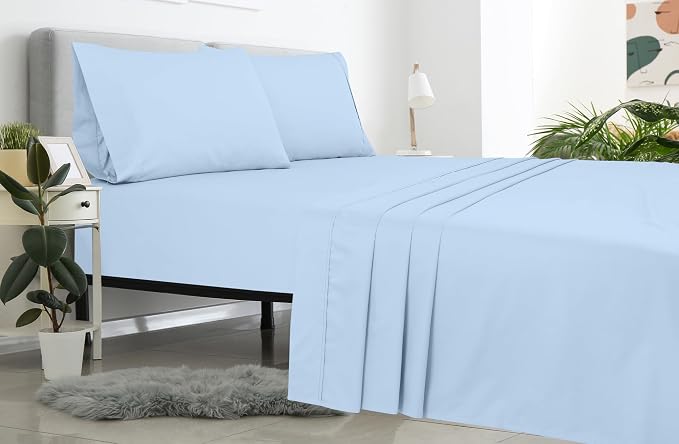 Royale Linens Queen Flat Sheet - Image 7