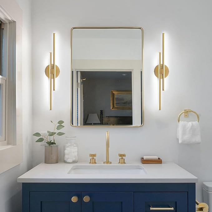 EDISLIVE Dimmable Modern LED Vanity Light Fixtures Bathroom Vanity Wall Lighting - Image 9