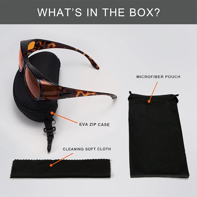 Eyekepper 100% Blue Reduction, Fitover Anti-Blue Blocking Computer Glasses - Image 5