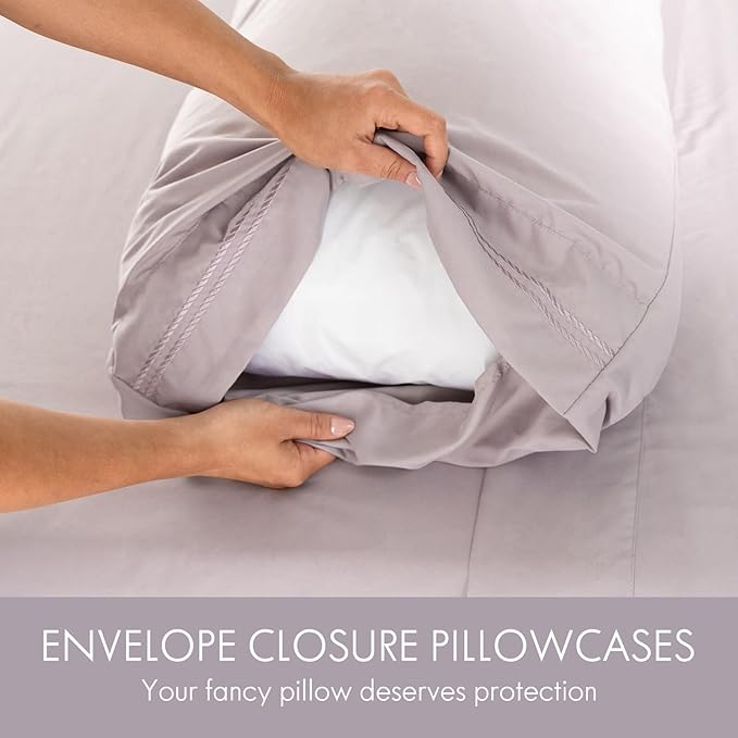 ClevaHome King Size Sheet Set - Image 3