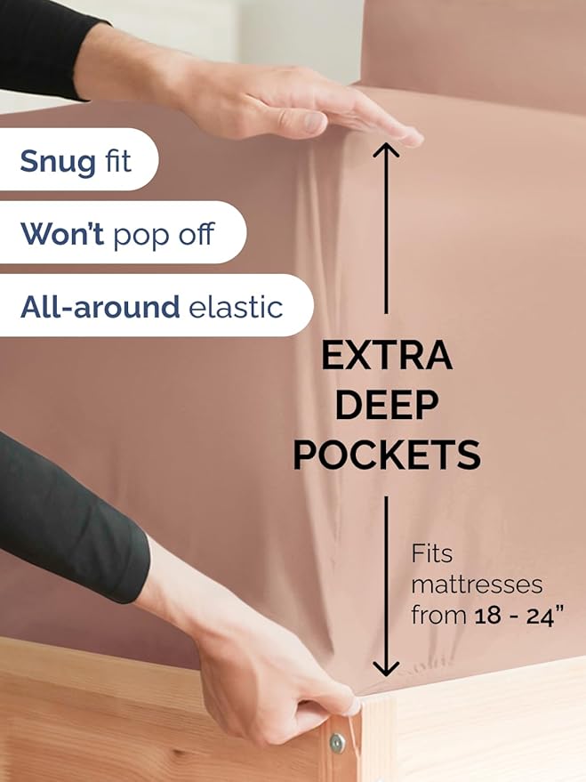Extra Deep Cal King Fitted Sheet - Image 2