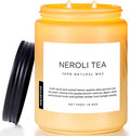 M&SENSE Neroli Tea Scented Candle, 19.4oz 110 Hours Long Lasting Burn 2 Wick by MSENSE