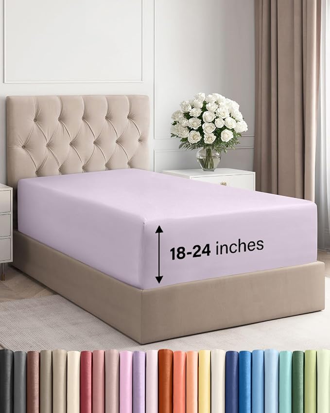 Extra Deep Twin Fitted Sheet by CGKUnlimited