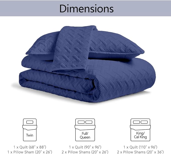 FLYMME King Size Quilt Set - Image 7