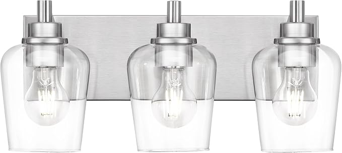 Bathroom Light Fixtures, 3-Light Modern Vanity Light by Metwet
