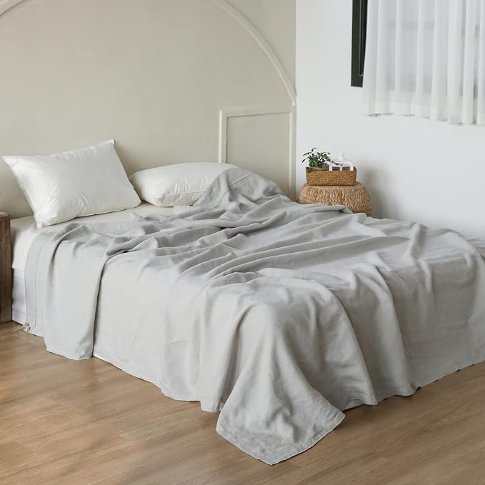 Simple&Opulence French Linen Flat Sheet by SimpleOpulence