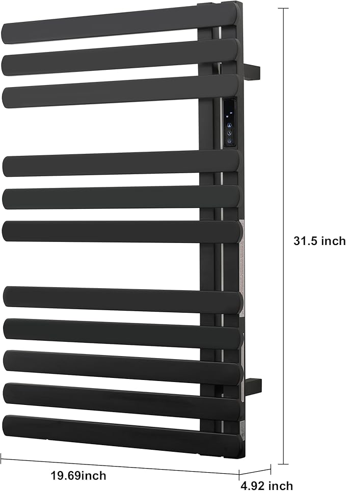 Electric Towel Warmer Rack, Heating Towel Warmer, Timer & Temperature Control - Image 4