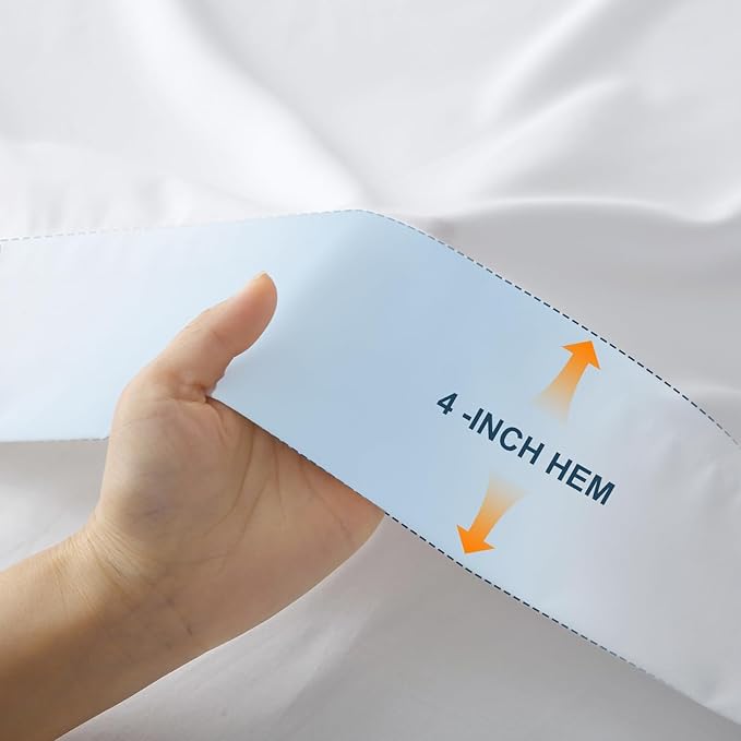 Lavisun Twin Flat Sheets Only, 1 Pack Soft Brushed Microfiber Bedding Sheets - Image 3