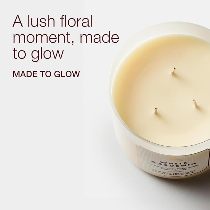Bath & Body Works White Gardenia 3-Wick Candle - Image 2