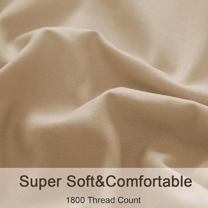 SONORO KATE Bed Sheet Set Super Soft Microfiber 1800 Thread Count Luxury - Image 4