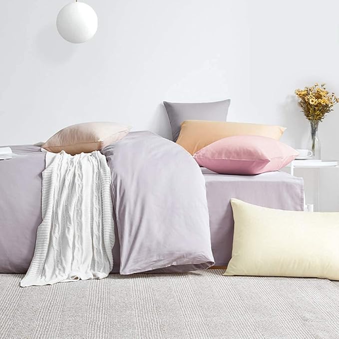 FLXXIE King Pillow Cases Set of 2, Soft Microfiber Pillow Covers - Image 5