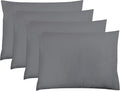 ZPECC Dark Gray Pillow Cases Standard Size Set of 4, 20x26 Envelope Closure by ZPECC-ABrandThatHasBeenFocusedOnBabyProductsFor18Years