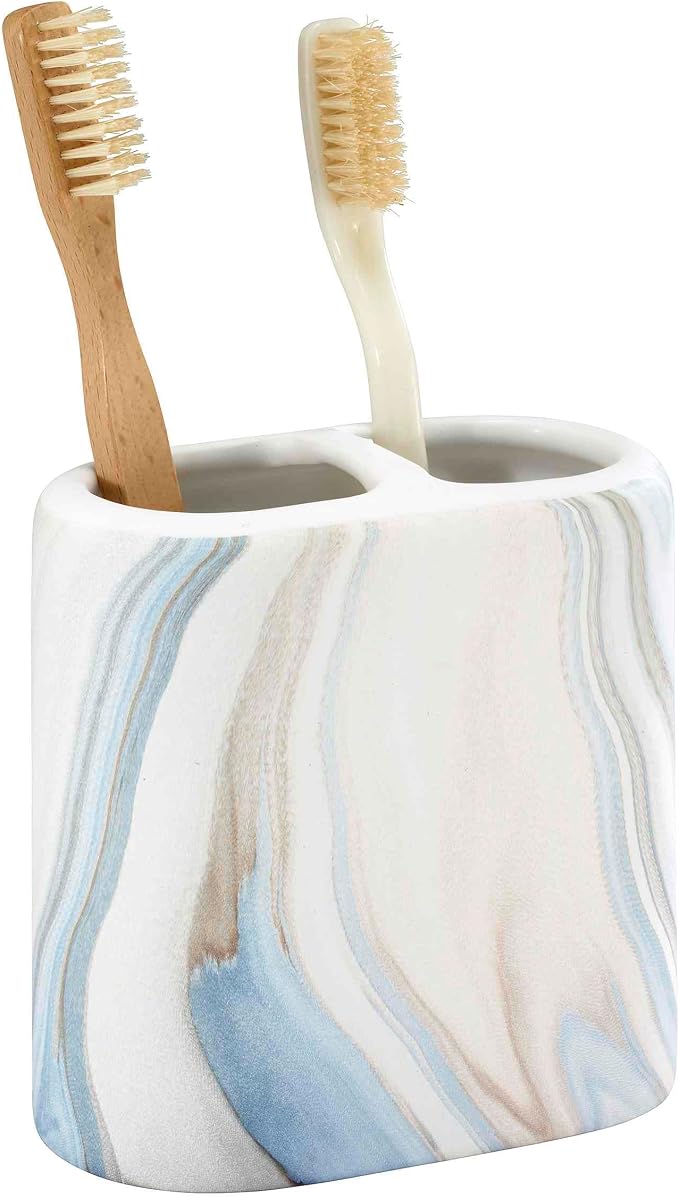 Avanti Linens - Toothbrush Holder, Resin Countertop Accessories, Guest Bathroom - Image 2