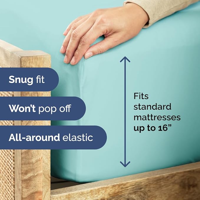 Cal King Fitted Bed Sheet - Image 3