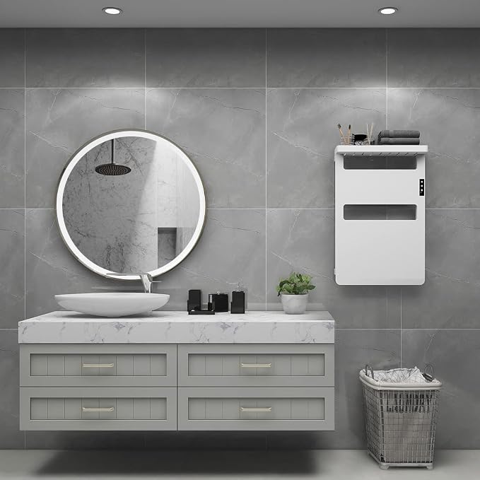 Towel Warmer with Timer for Bathroom, Towel Warmer Rack with Top Shelf - Image 4