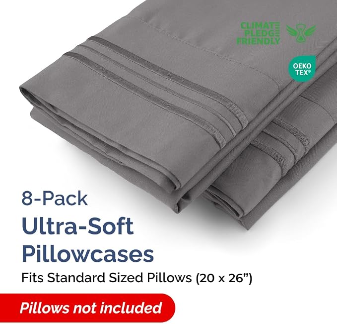 Standard Pillow Cases Set of 8 - Image 2