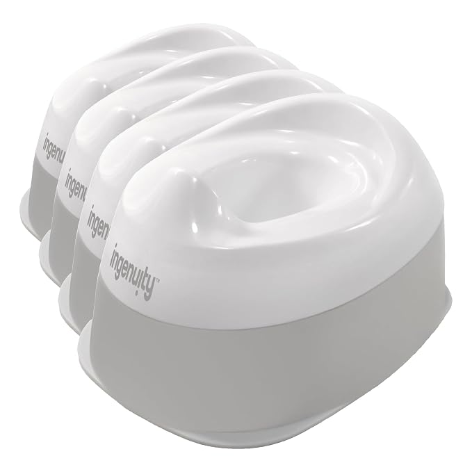 Ingenuity Ready Set Go Potty Training Toilet, Removable Bowl, Non-Skid Bottom by Ingenuity