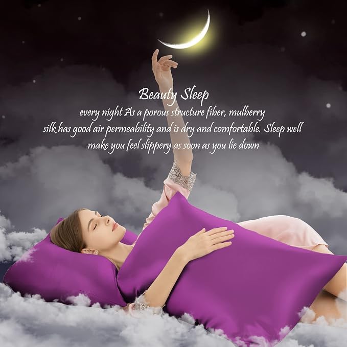 Mulberry Silk Pillowcase for Hair & Skin - Image 7