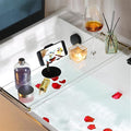 WANLIAN 33-Inch Luxury Bathtub Caddy Tray by WANLIAN