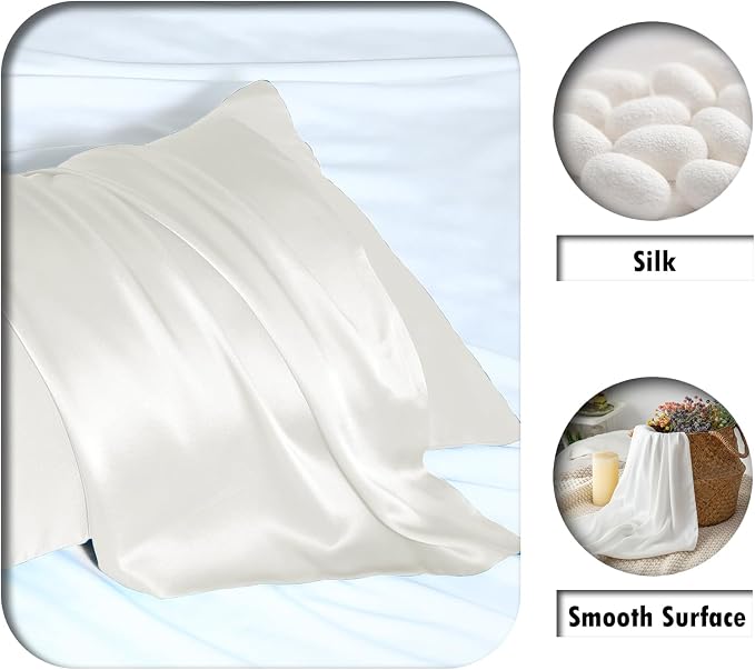 Natural Mulberry Silk Pillowcase - Image 2
