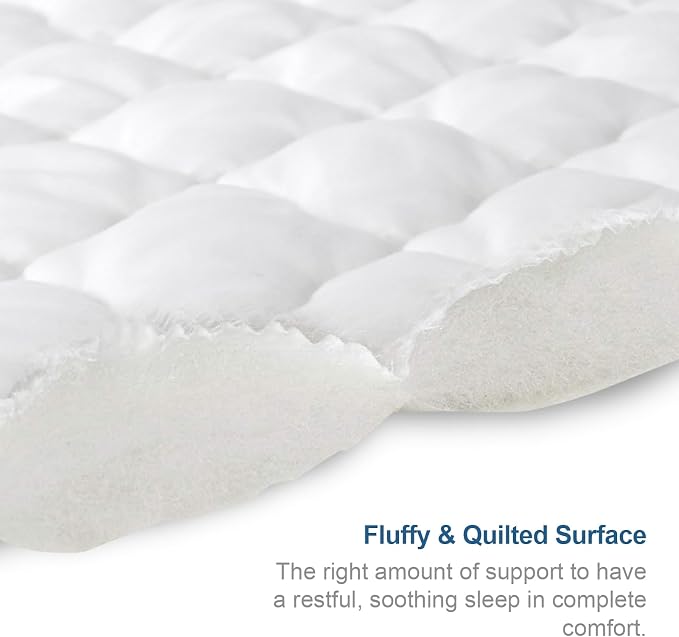 Twin Extra Long Mattress Pad Waterproof Protector, Twin XL Mattress Protector - Image 2