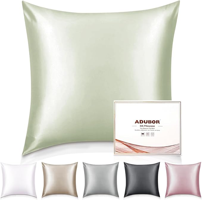 Adubor Silk Pillowcase 80 x 80 cm by Adubor