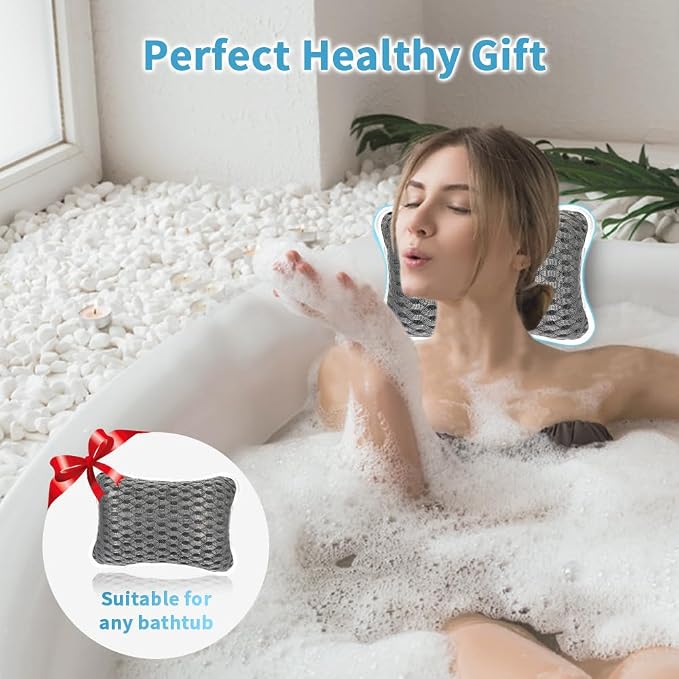 Luxury Bath Pillows for Tub, Slip Resistant Waterproof Bath Pillows for Tub - Image 6