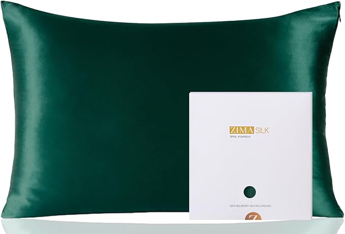 ZIMASILK 100% Pure Mulberry Silk Pillowcase by ZIMASILK
