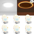 Amico 6 Pack 6 Inch 5CCT LED Recessed Ceiling Light by Amico