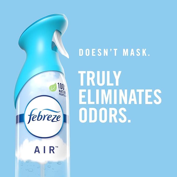 Febreze® Odor-Fighting Air Fresheners, Linen Sky™, 8.8 Oz, Carton Of 6 - Image 6
