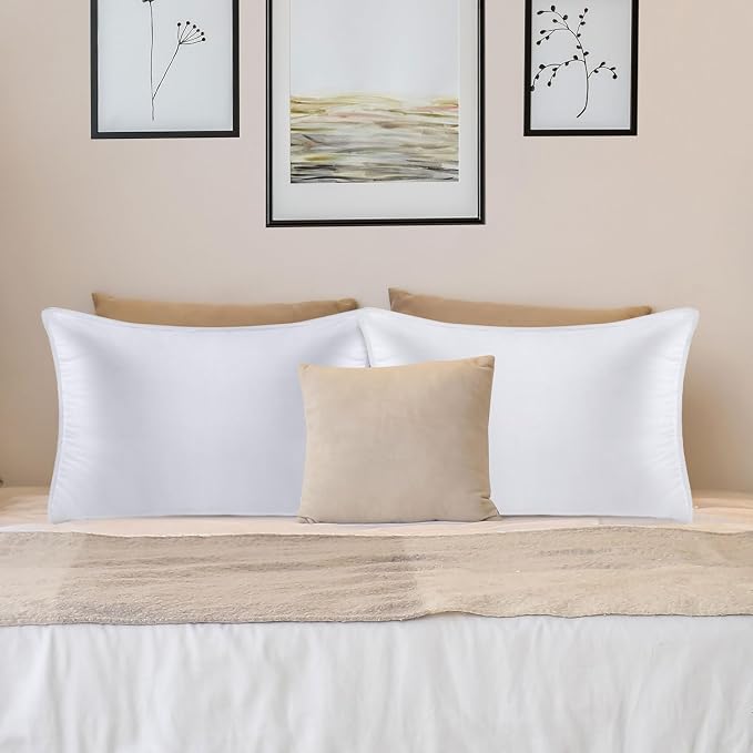 Utopia Bedding Bed Pillows for Sleeping, Queen Size Set of 4, Hotel Pillow - Image 8