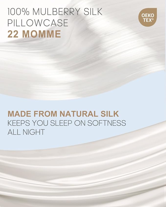 THXSILK Set of 2 Silk Pillowcase - Image 4