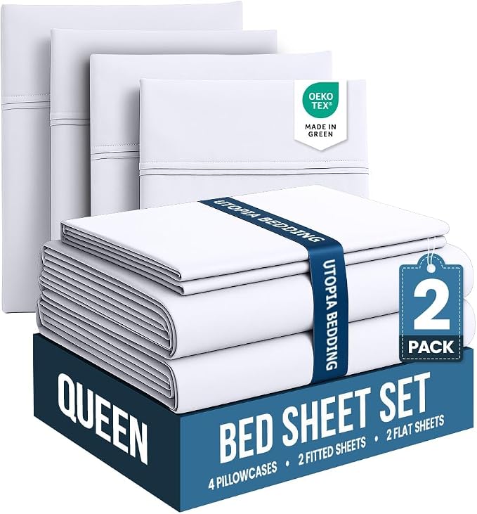 Utopia Bedding Queen Bed Sheets Set by UTOPIABEDDING