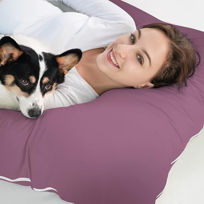 Meiz Pregnancy Pillow, Cooling Silky Pregnancy Pillows - Image 7