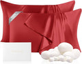THXSILK Set of 2 100% Pure Mulberry Silk Pillowcases by THXSILK