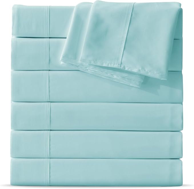 Maple&Stone Full Flat Sheet 6 Pack, Premium Soft & Breathable, Brushed by MapleStone