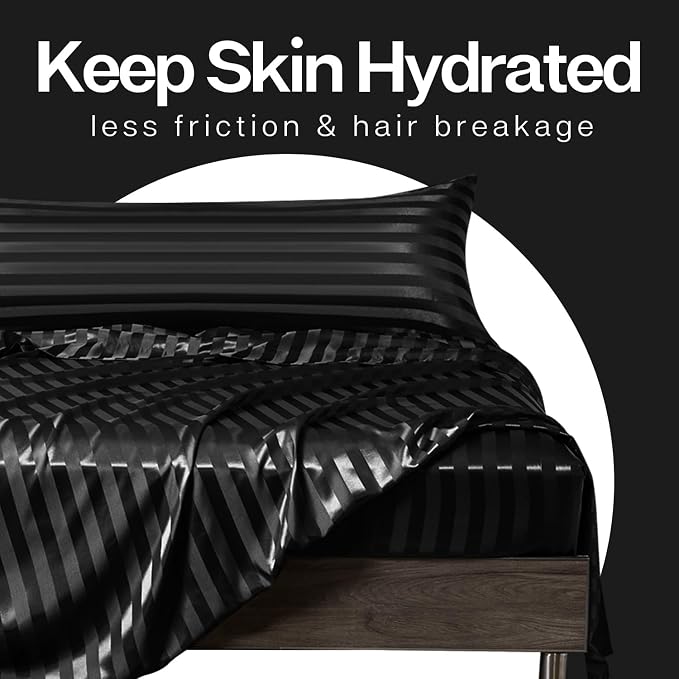 MR&HM Satin Body Pillow Cover, Soft and Breathable Body Pillow Case - Image 5