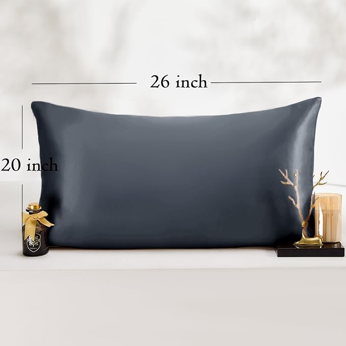 Standard Satin Pillowcase for Hair 2pc, Similar to Silk Pillow Cases, Easier - Image 6