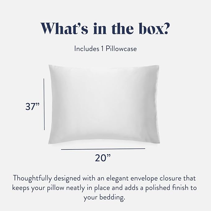 Brooklinen Mulberry Silk Pillowcase – 100% Pure Silk Pillow Case, Soft & Durable - Image 2