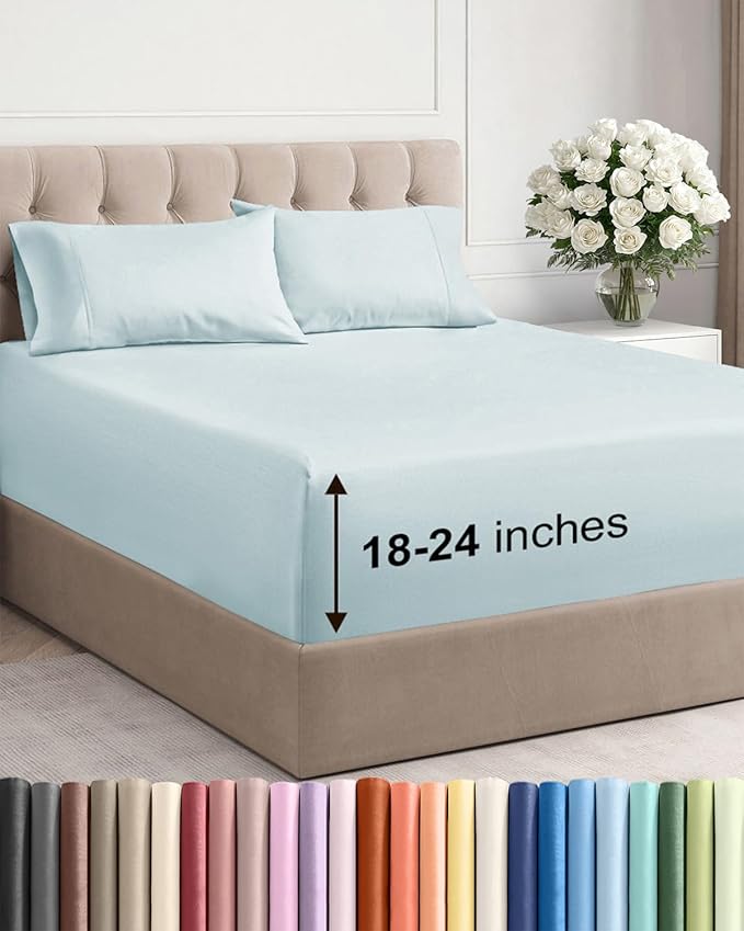 Extra Deep Twin Sheet Set by CGKUnlimited