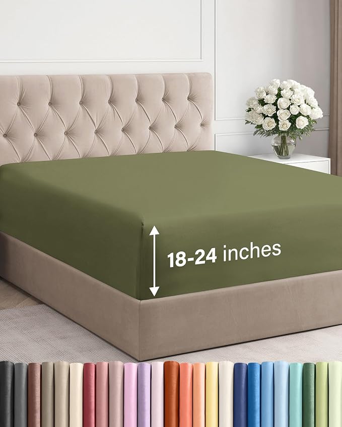 Extra Deep Full Fitted Sheet by CGKUnlimited