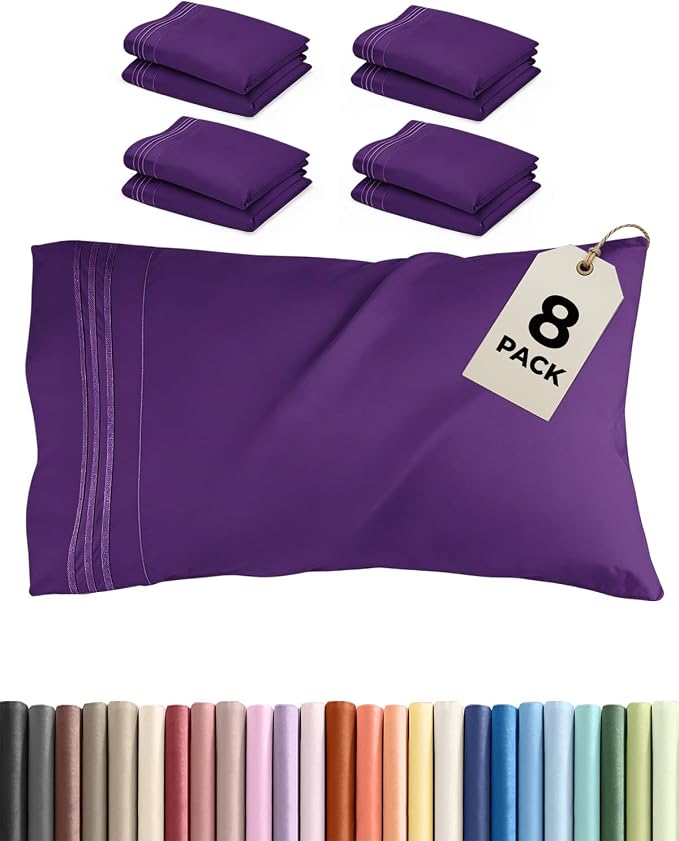 King Pillow Cases Set of 8 by CGKUnlimited